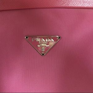 Pink Prada handbag